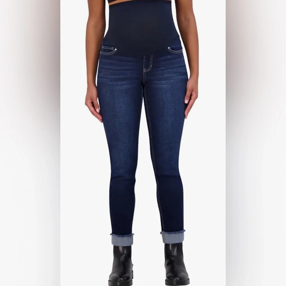Savi Parker New York Maternity Slim Girlfriend Jean Size XL NWT - Picture 1 of 13